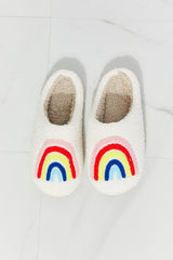 Rainbow Plush Slipper