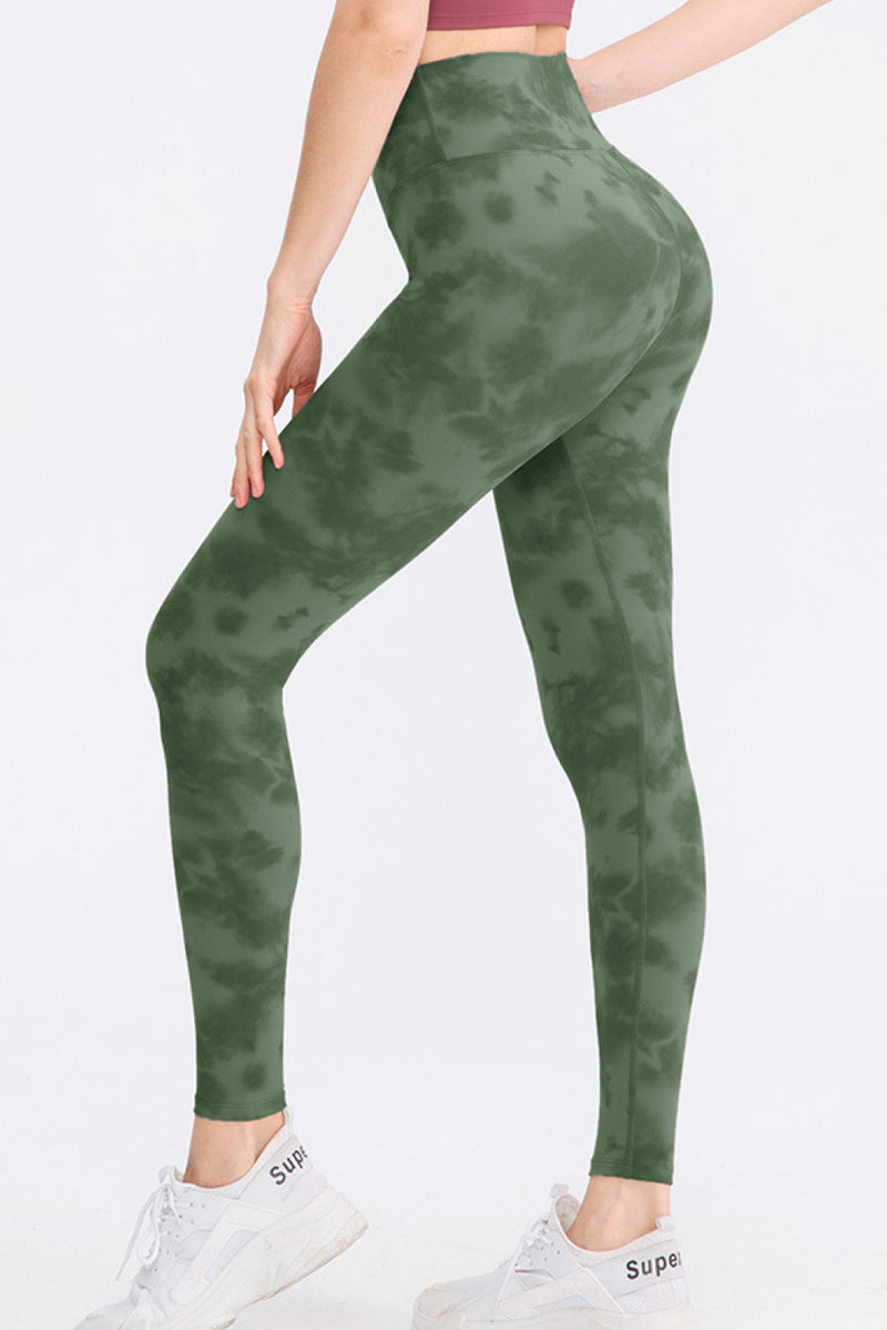 High Waist Tie-Dye Yoga Leggings