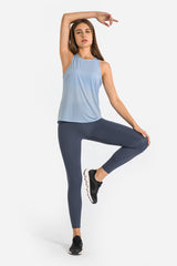 High Waist Ankle-Length Yoga Leggings