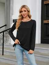 Round Neck Long Sleeve T-Shirt