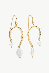 Retro Pearl Drop Earrings