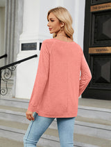 Round Neck Long Sleeve T-Shirt