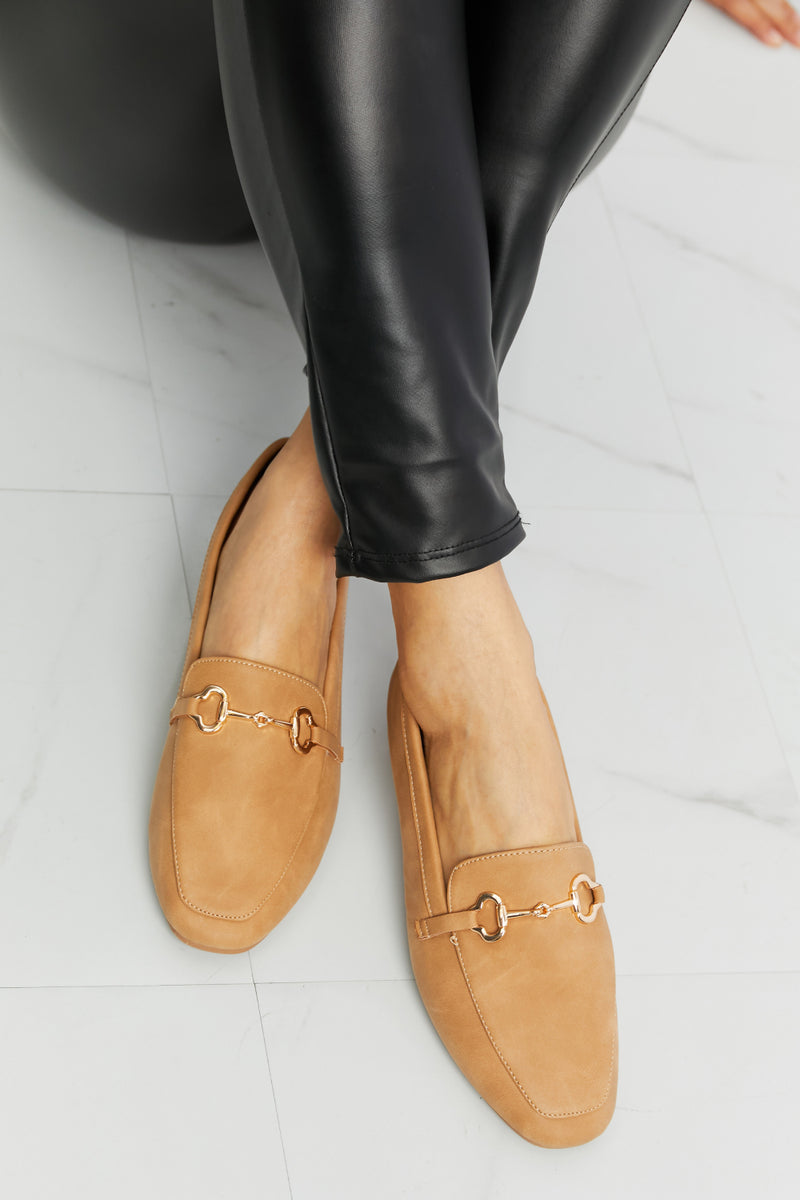 Faux Leather Flats