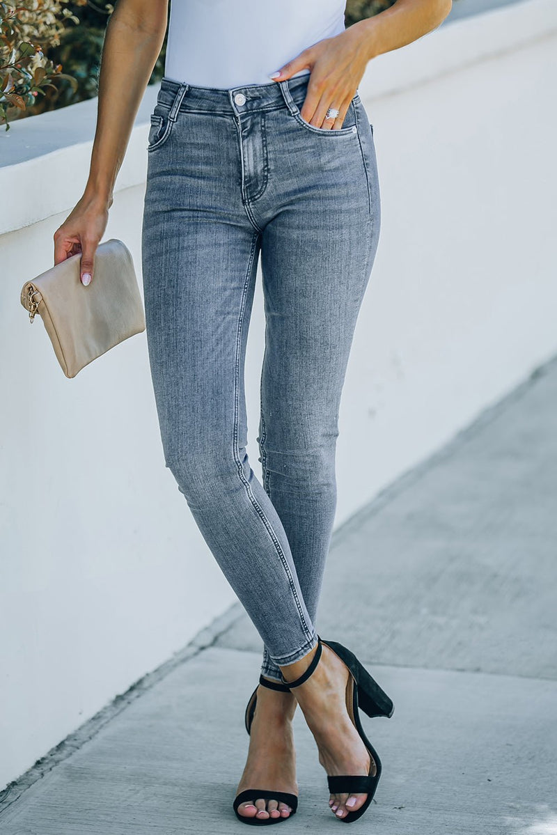 Ankle-Length Skinny Jeans with Pockets - Bakers Shoes store