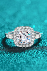 So Much Shine 2 Carat Moissanite Sterling Silver Ring