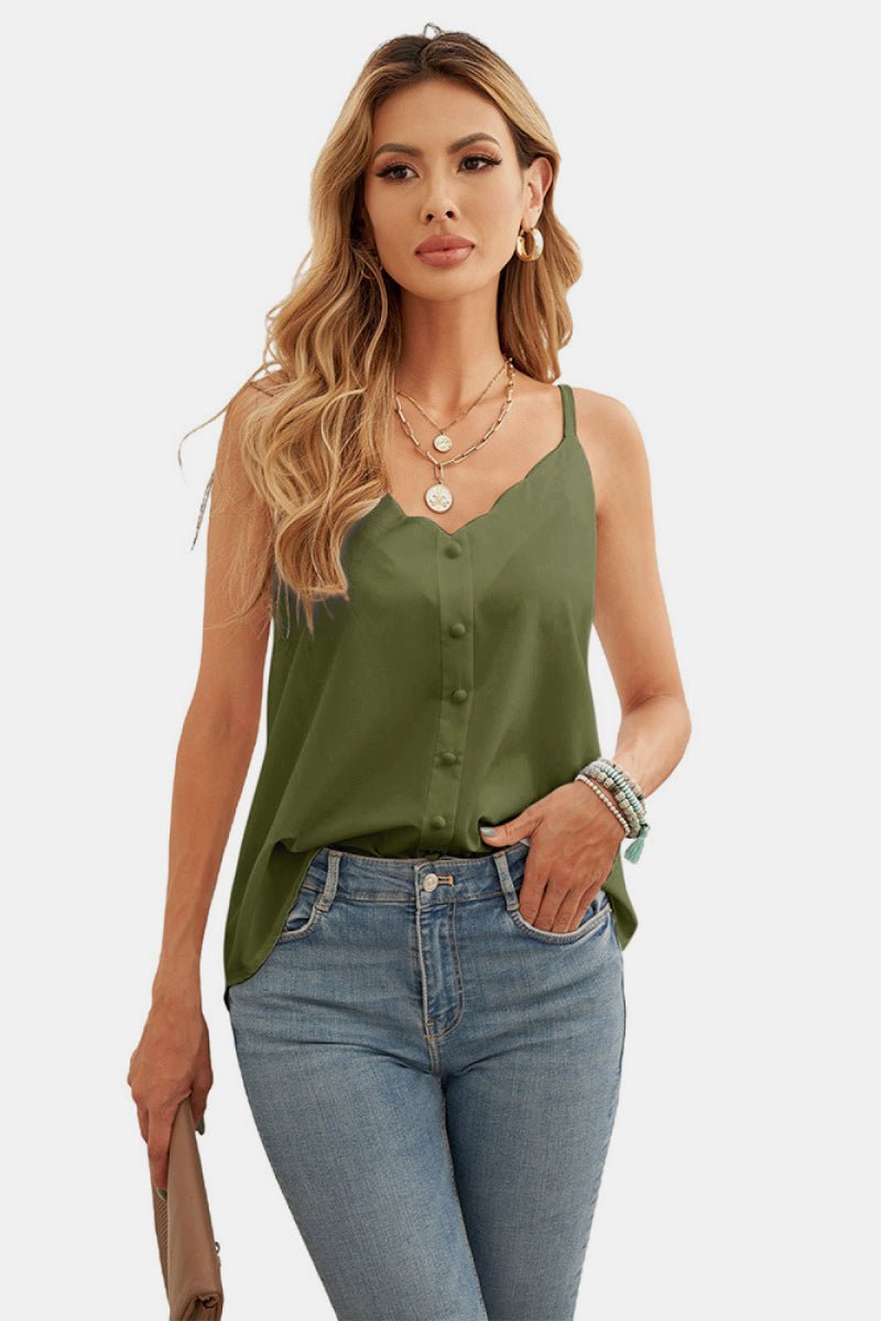 Button down CamisoleTop - Bakers Shoes store