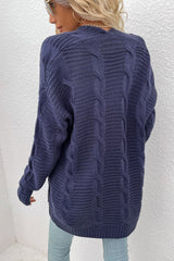 Cable-Knit Open Front Longline Cardigan - Bakers Shoes store