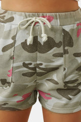 Camouflage High Rise Drawstrings Shorts - Bakers Shoes store