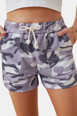 Camouflage High Rise Drawstrings Shorts - Bakers Shoes store