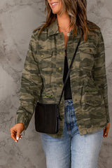 Camouflage Snap Down Jacket - Bakers Shoes store