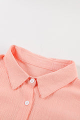 Cap-Sleeve Button Down Shirt - Bakers Shoes store