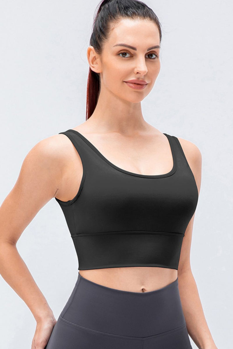 Reversible Cropped Surplice Yoga Tank