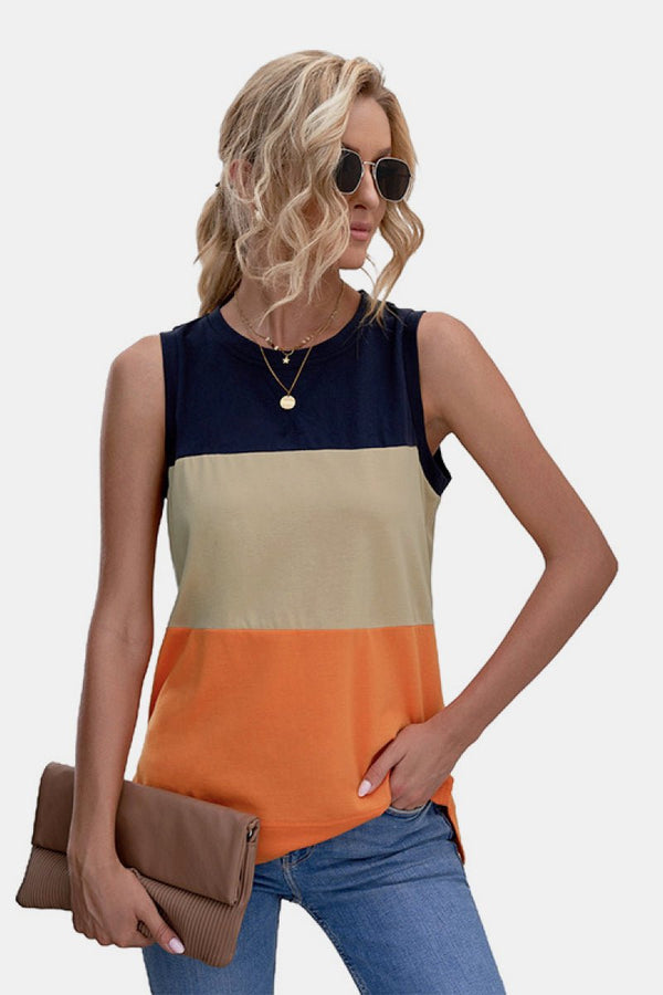 Color Block Tank Top - Bakers Shoes store