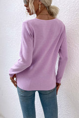 Crisscross V-Neck Knit Top - Bakers Shoes store