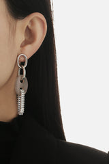 Industrial Natural Stone Earrings