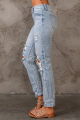 Distressed Straight Legs with Pockets - Bakers Shoes store