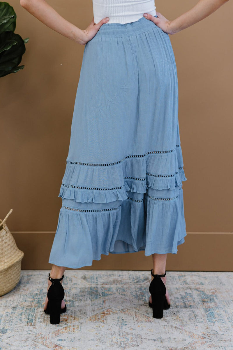 First Sight Tiered Maxi Skirt - Bakers Shoes store