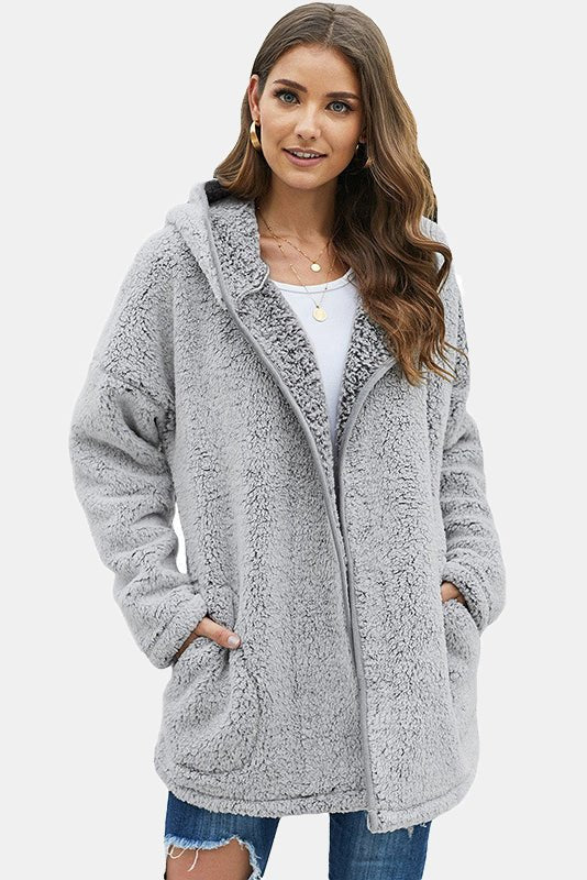 Hooded Teddy Coat - Bakers Shoes store