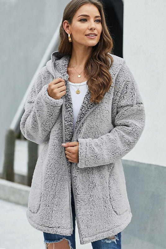 Hooded Teddy Coat - Bakers Shoes store