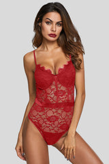 Lace Panelled Bodysuit - Bakers Shoes store