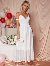 Lace Spaghetti Strap Maxi Dress - Bakers Shoes store
