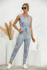 Leopard Print Cami Jumpsuit - Bakers Shoes store