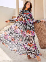 Long Sleeve Split Maxi Dress - Bakers Shoes store