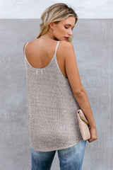 Multicolor Knitted Cami Tank Top - Bakers Shoes store
