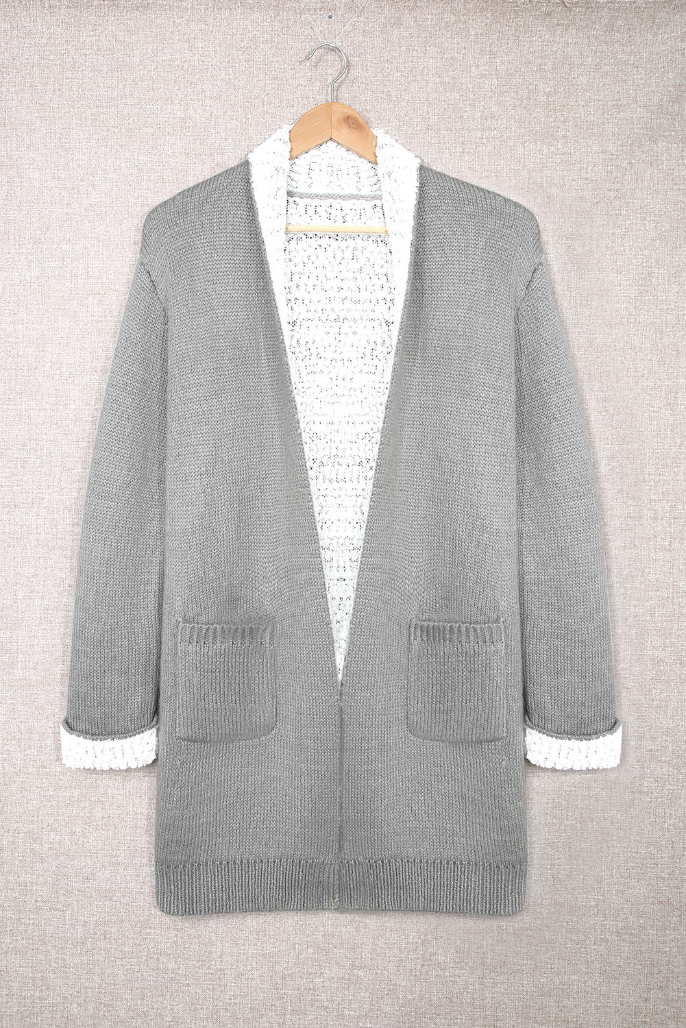 Open Front Pocketed Longline Cardigan - Bakers Shoes store