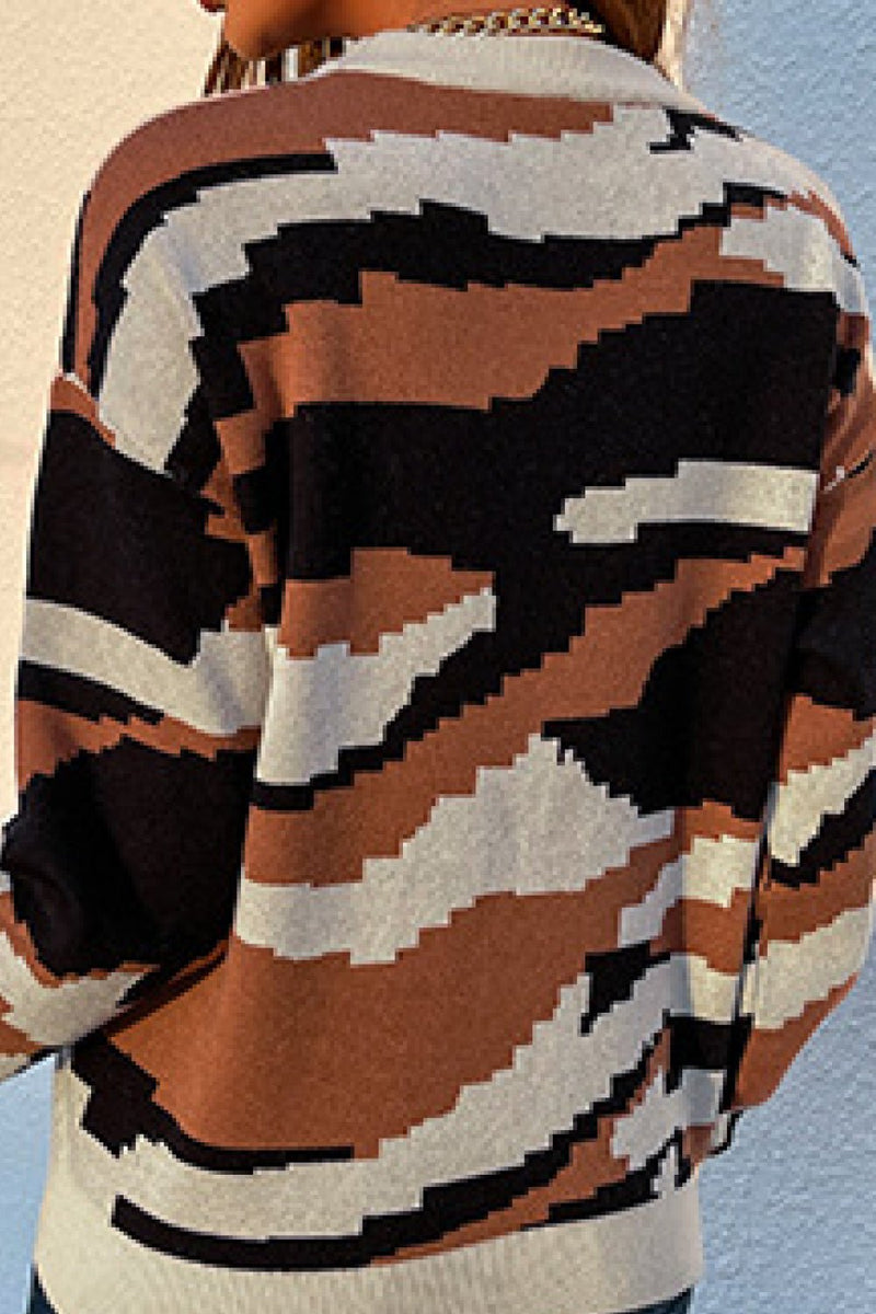 Pixelated Camouflage Print Sweater - Bakers Shoes store