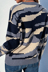 Pixelated Camouflage Print Sweater - Bakers Shoes store