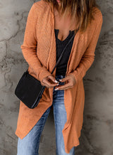 Ribbed Open Front Cardigan - Bakers Shoes store