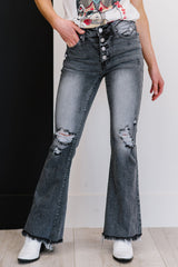Risen Hometown Girl Full Size Run Flare Jeans - Bakers Shoes store